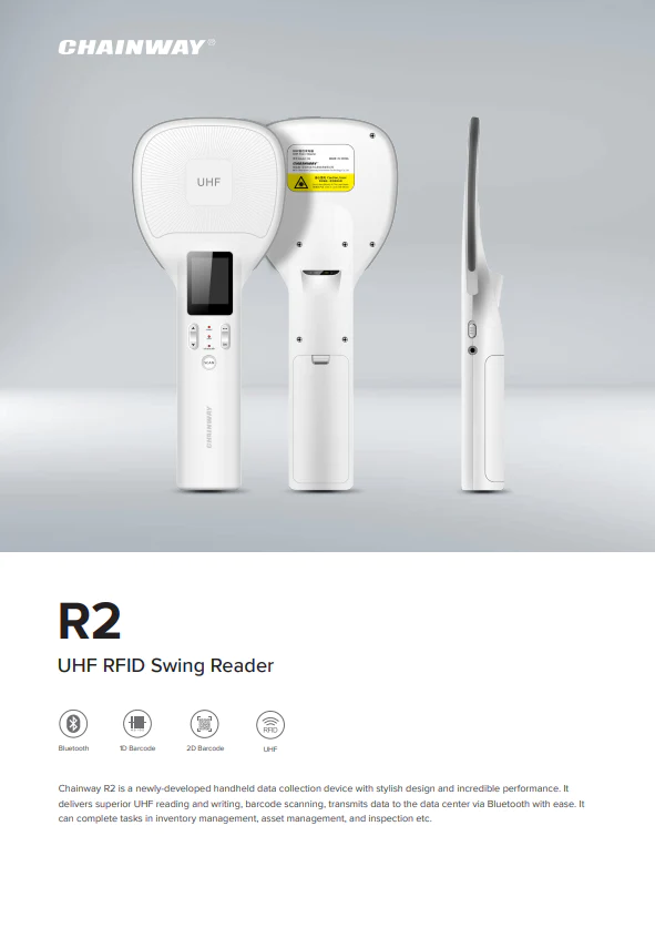 Rugged SA Chainway R2 Bluetooth UHF RFID Reader