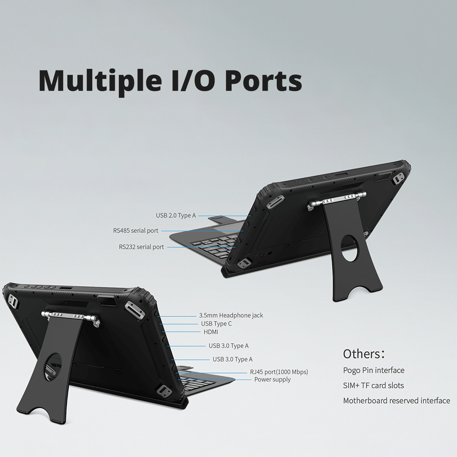 RuggEX K60W Rugged Tablet, Windows, 12.2