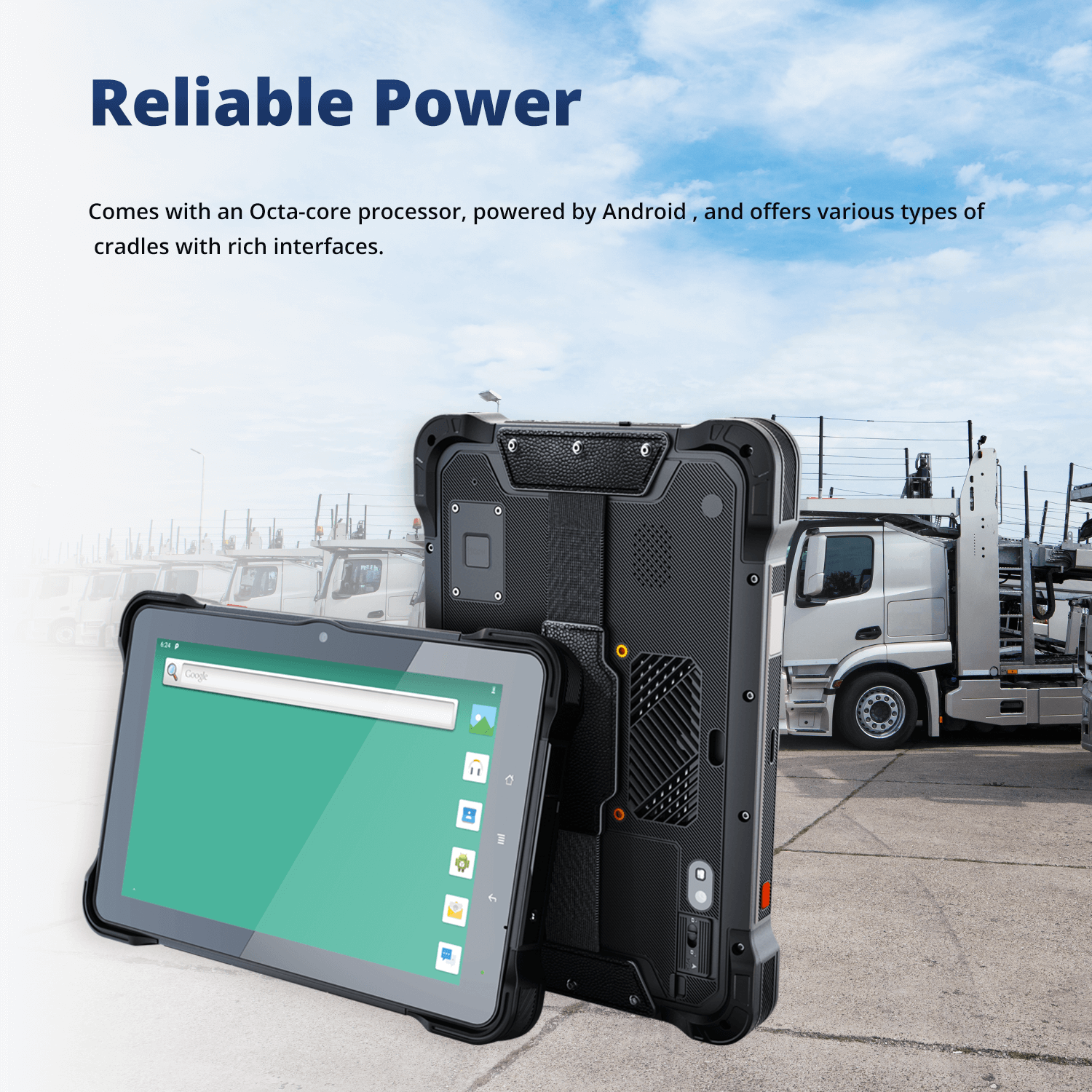 RuggEX VT-10 Pro In-Vehicle Rugged Tablet, Android, 10