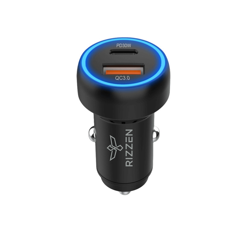 Rizzen Dual Rapid Vehicle Charger 48W