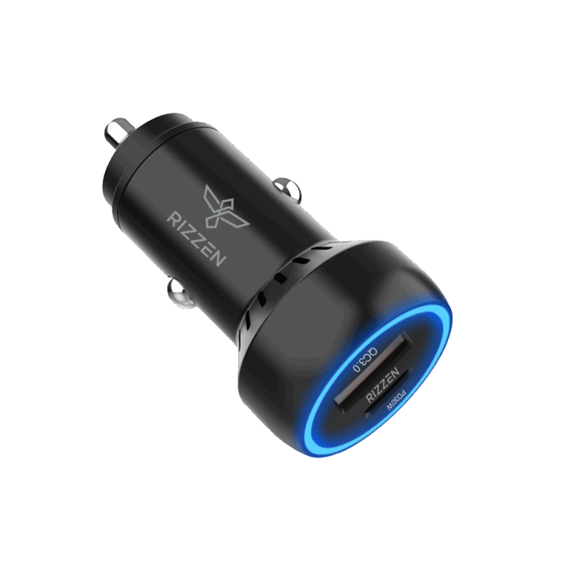 Rizzen Dual Rapid Vehicle Charger 48W