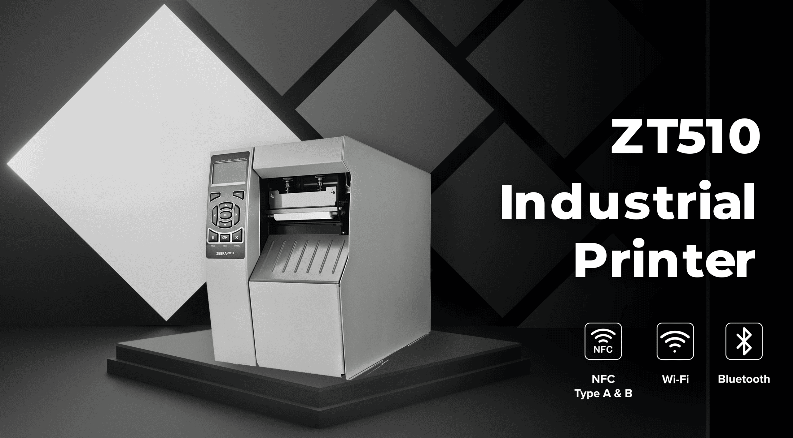 thumbnail image 2 of Zebra ZT510 Label Printer Renewed - 203 Dpi Professional Printer With USB, Ethernet & Bluetooth 2 of 13