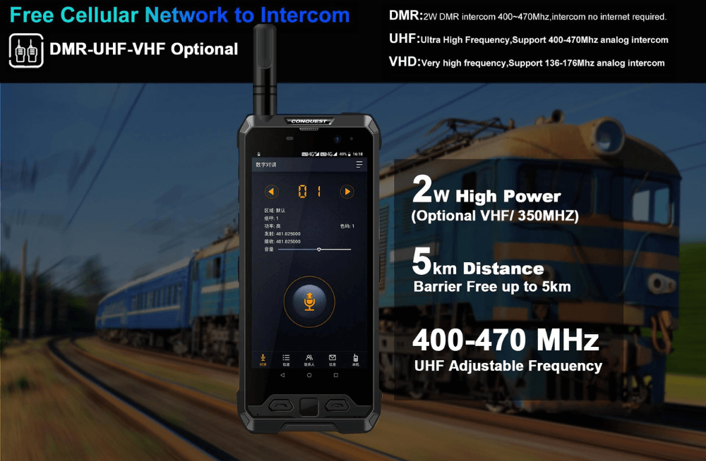 Intrinsically Safe Conquest S19 Rugged Phone – Ex ia I Ma / Ex ia IIC T4 Ga / Ex tb IIIC T135°C Db