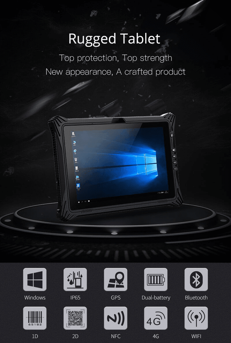 RuggEX T500 Rugged Tablet, Intel Core I5