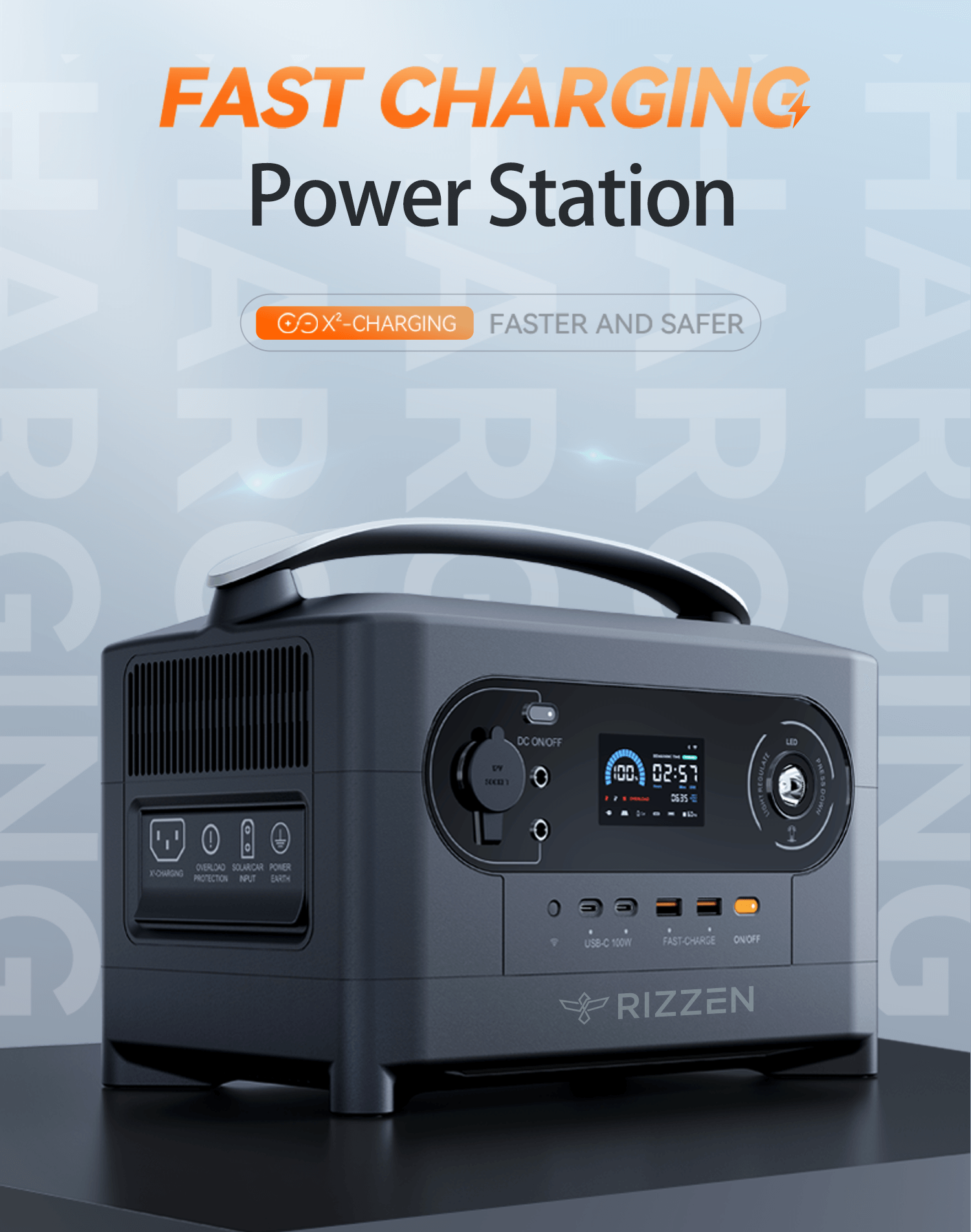 Rizzen 700W / 720Wh Premium Portable Power Station