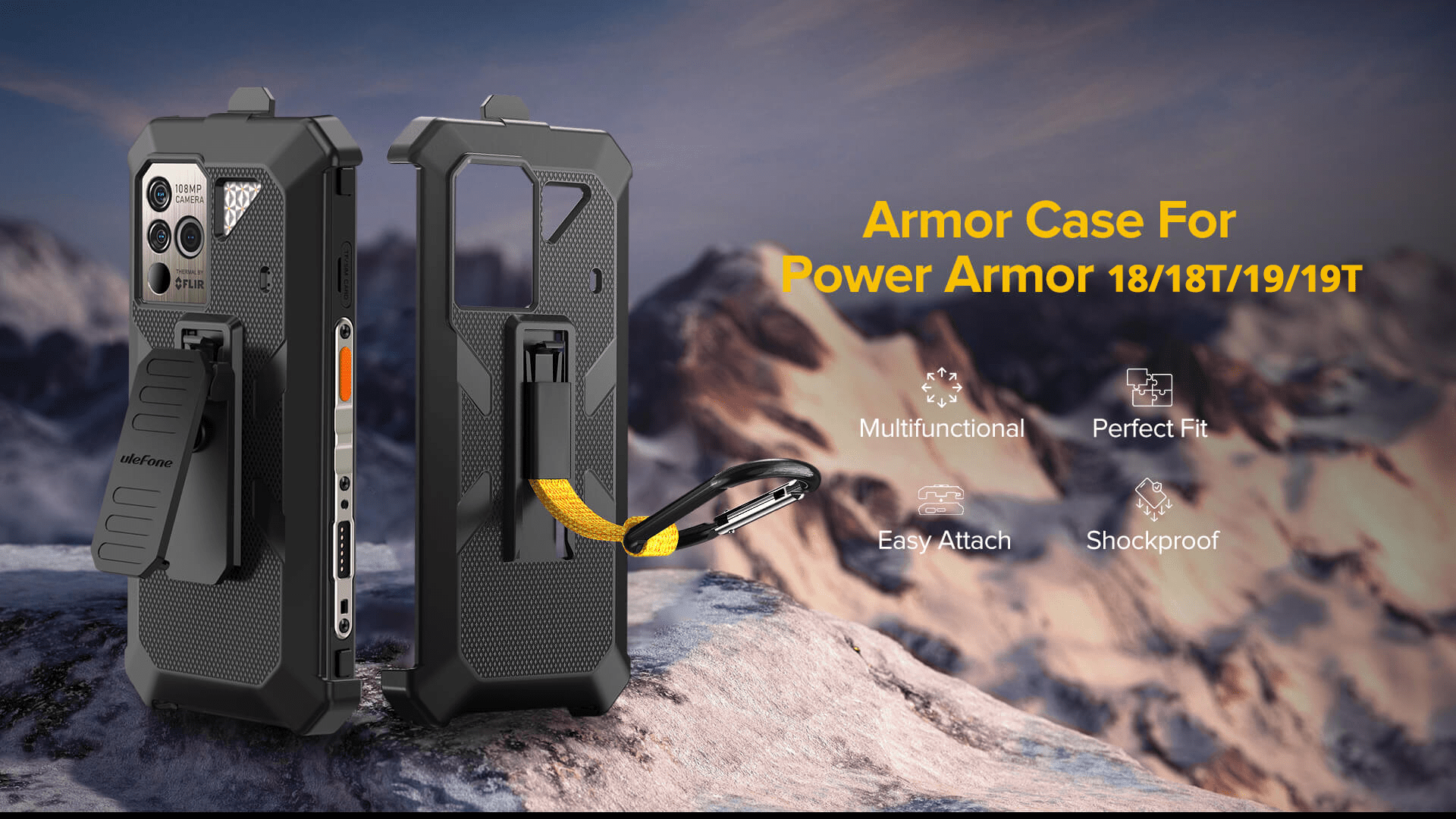 UleFone Armor 18/18T/19 Multifunctional Protective Case