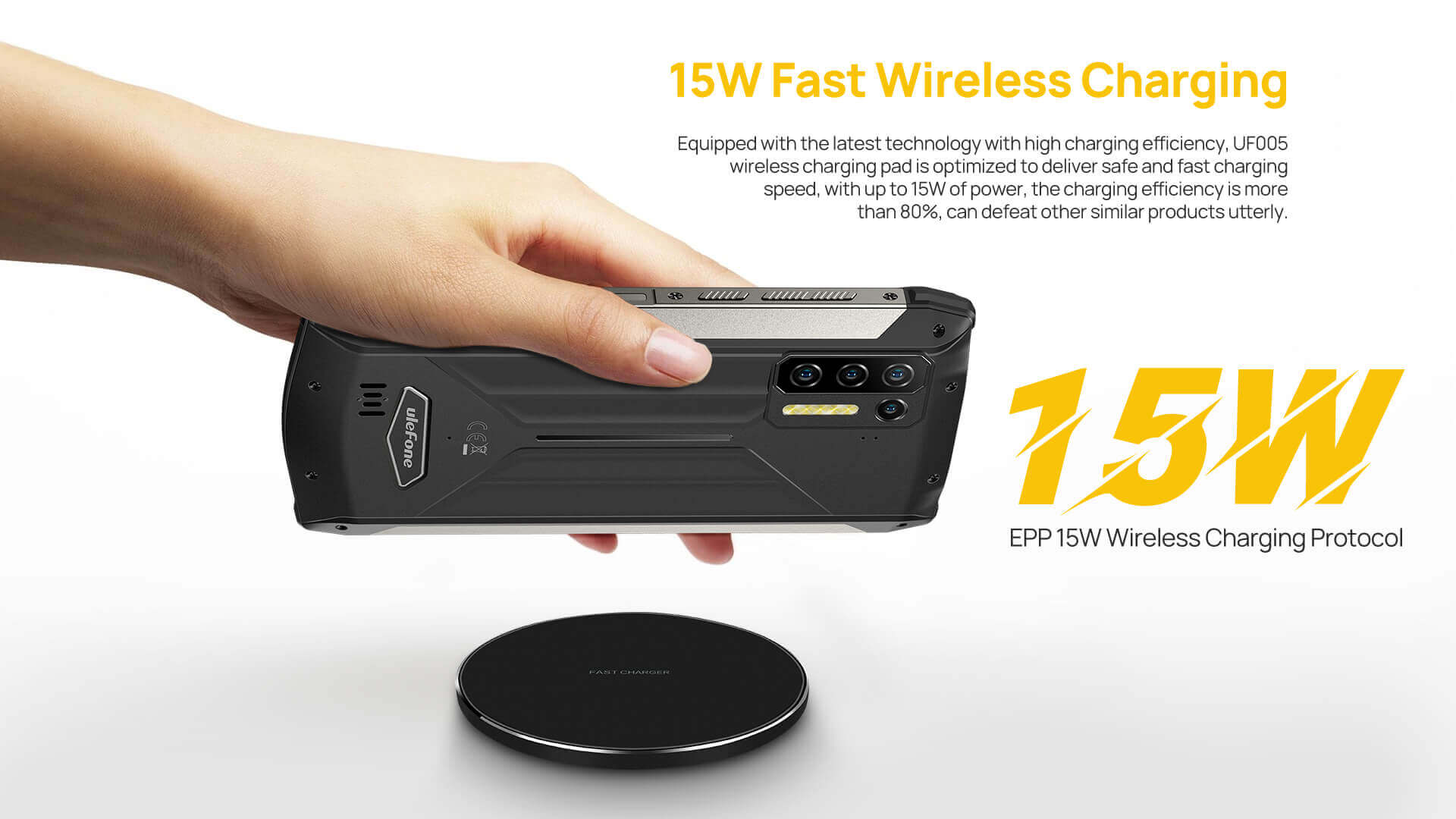 Ulefone UF005 wireless charging pad