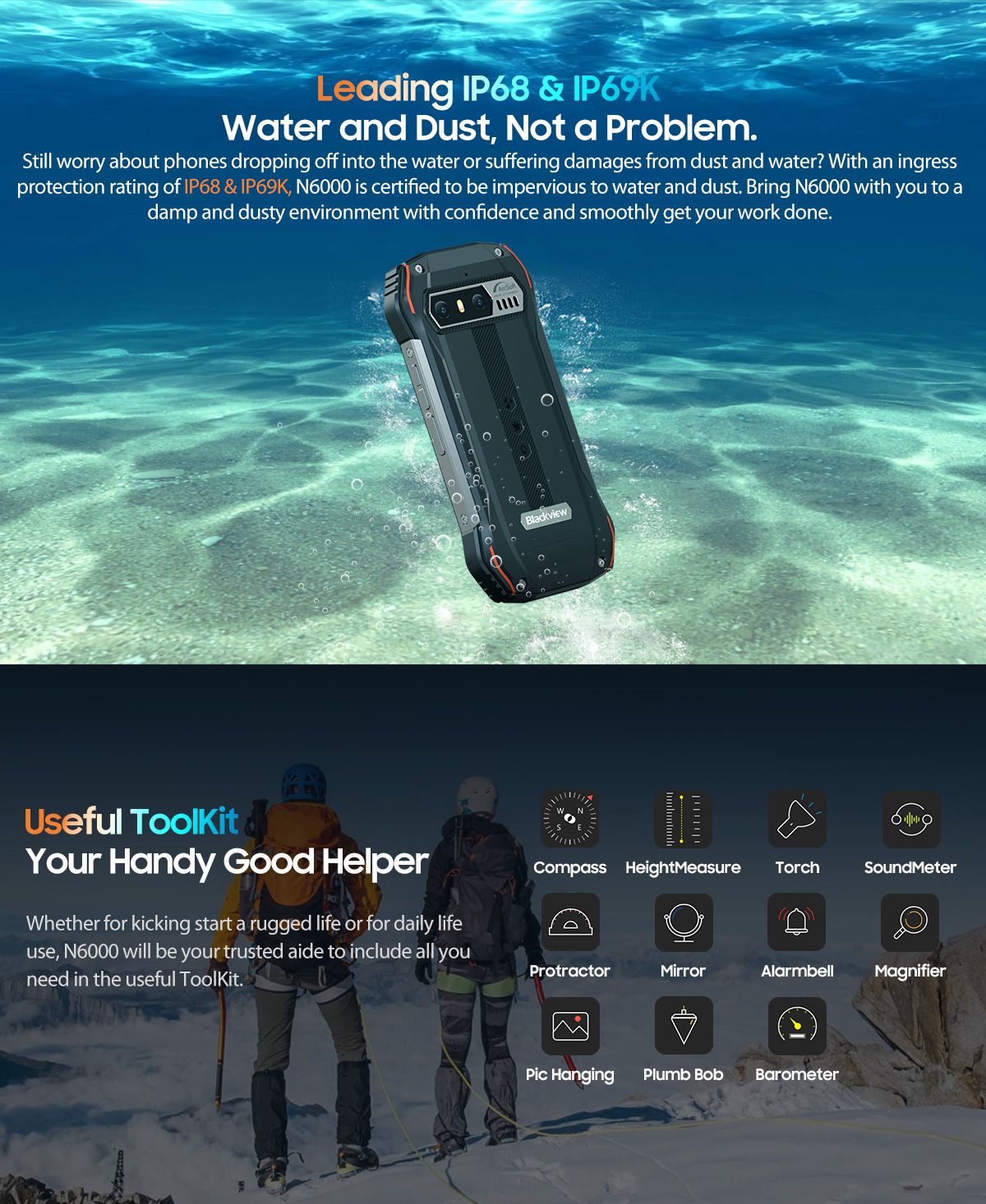 Blackview N6000 Rugged Phone