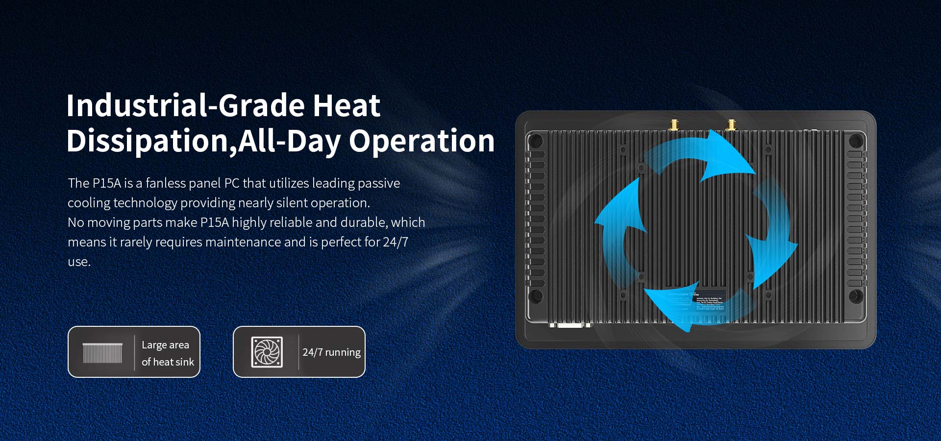 One Rugged Industrial Panel PC P15A
