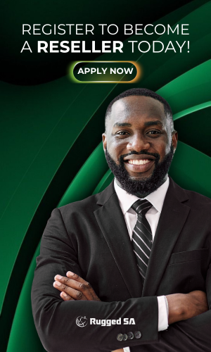 Become a rugged sa reseller image featuring an apply now button
