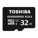 TOSHIBA 32GB Memory Card, M203 UHS-I MicroSDHC