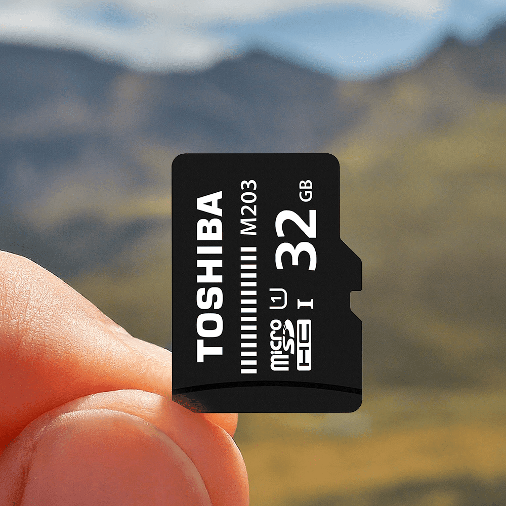 TOSHIBA 32GB Memory Card, M203 UHS-I MicroSDHC