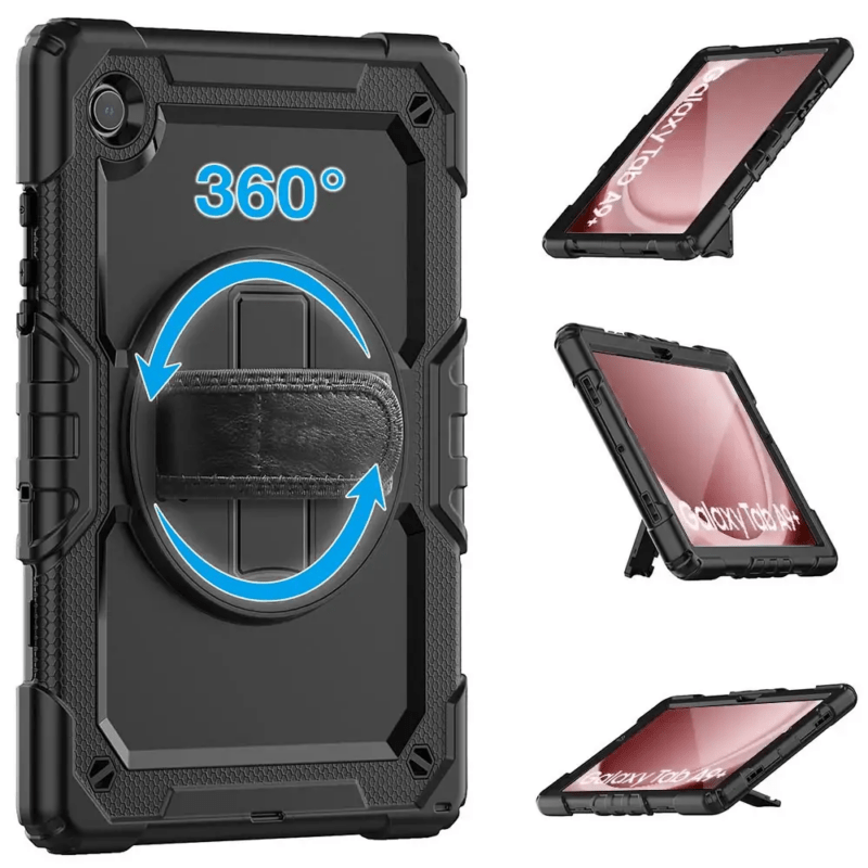 Samsung Galaxy Tab A9 Plus Rugged Cover & Kick stand + Shoulder strap - Image 2