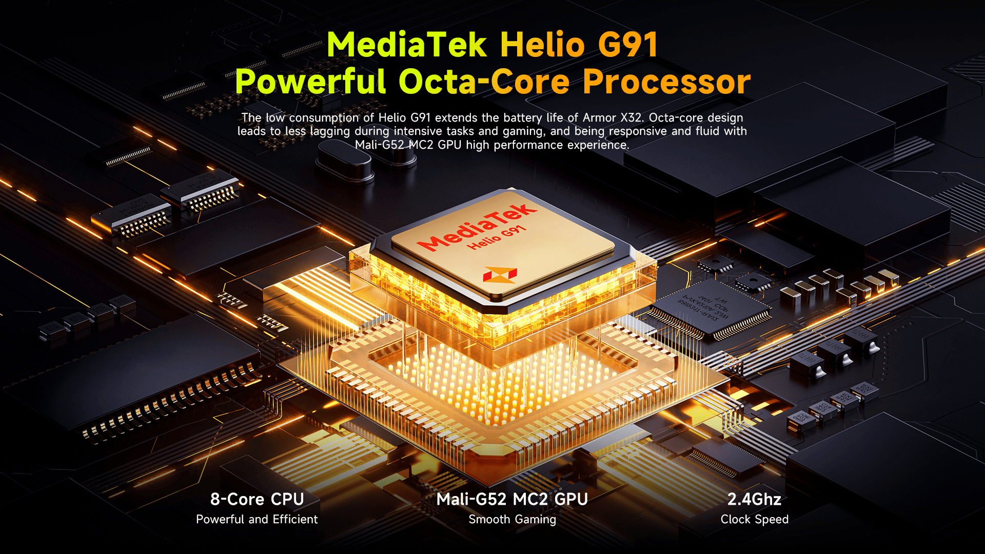 Armor X32 Rugged Phone 4