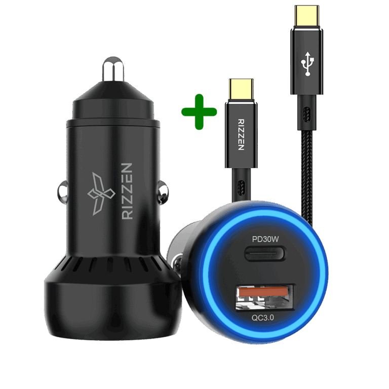 Car Charger plus Type C