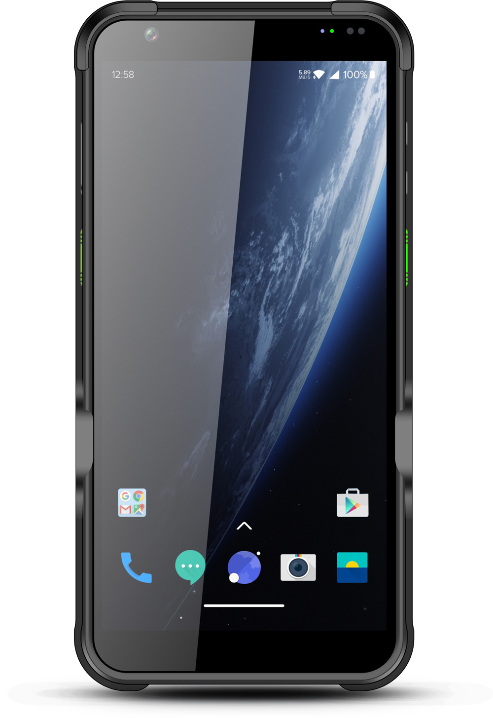 Chainway MC51 Barcode Scanner Front View showing the device screen