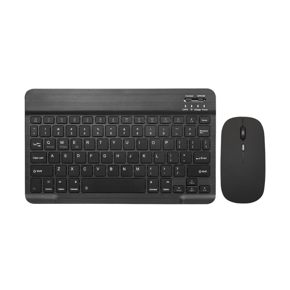 Universal 10" Ultra-Slim Rechargeable Wireless Keyboard & Mouse Combo
