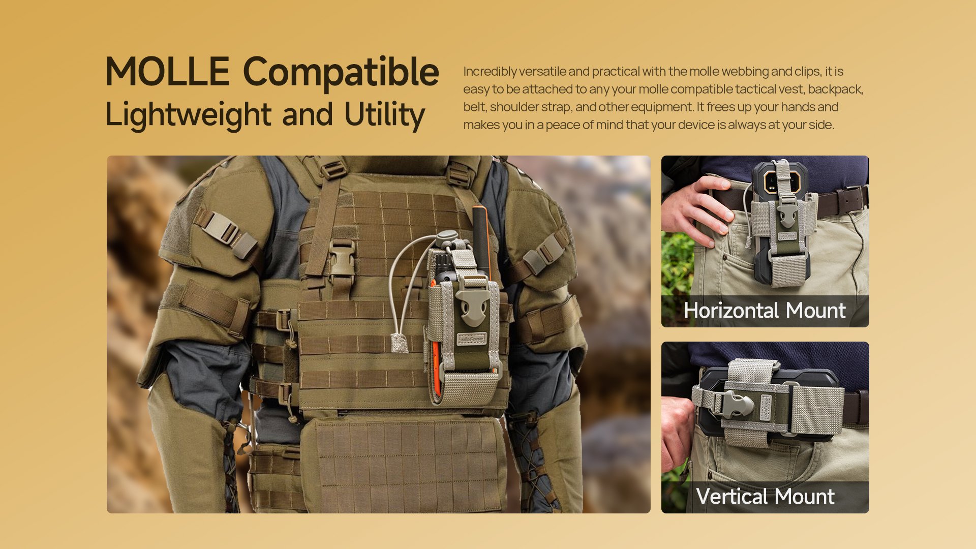 Ulefone Armor Molle Holster