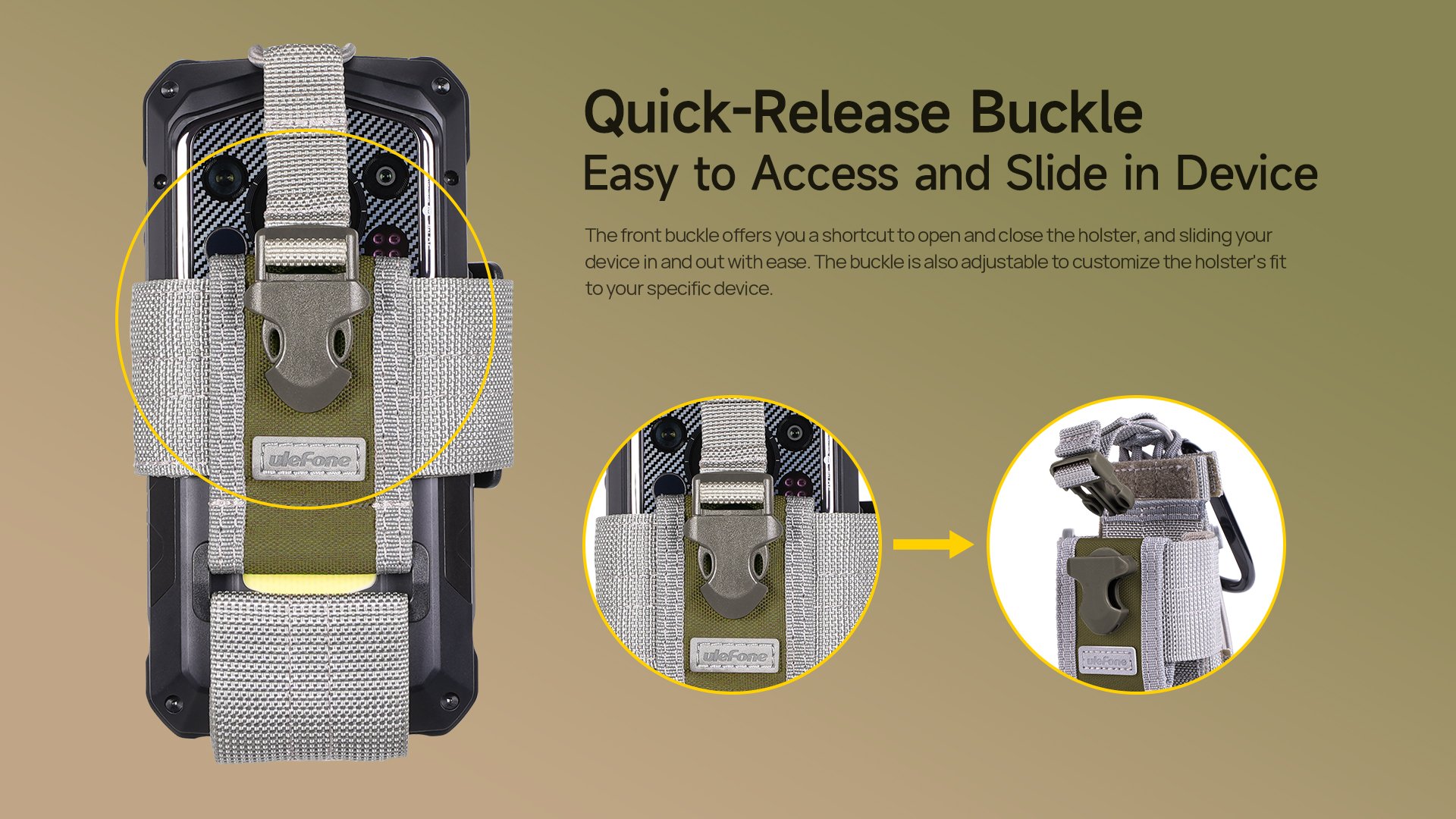 Ulefone Armor Molle Holster