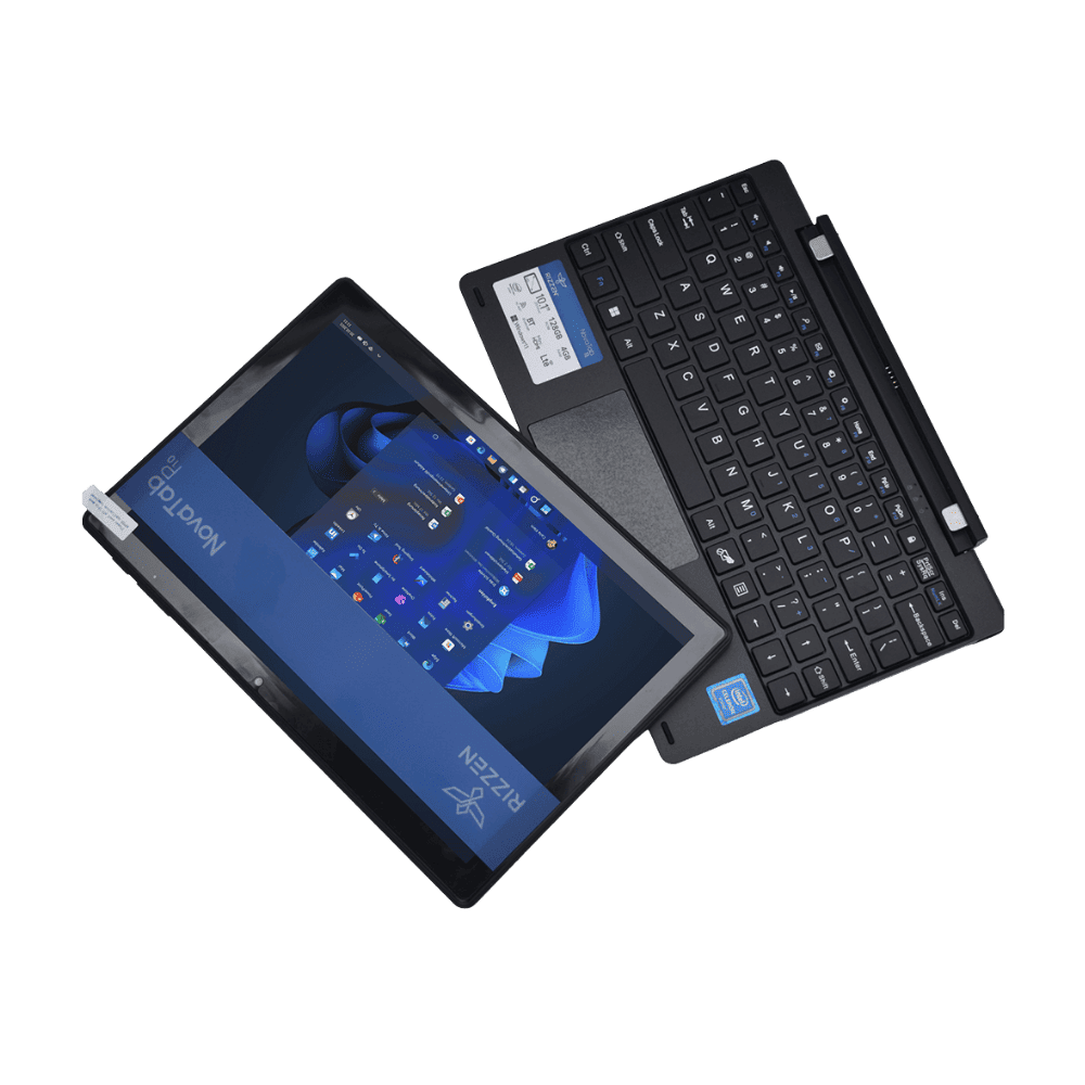 Rizzen NovaBook P10 smart Tablet - sleek Android tablet with 10-inch HD display portable design, long battery life 4G Android OS