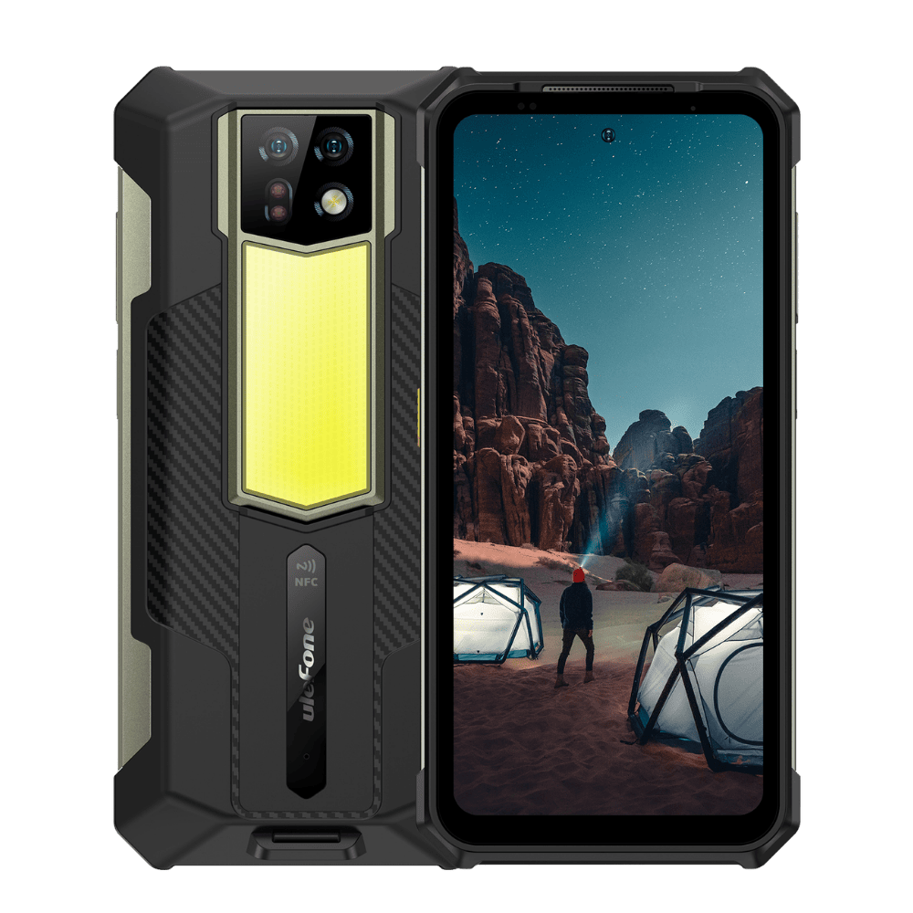 Ulefone Armor 24 Pro rugged smartphone with large battery, durable design, Android, and 6.78-inch display